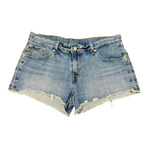 10” Levi’s blue denim shorts size 30